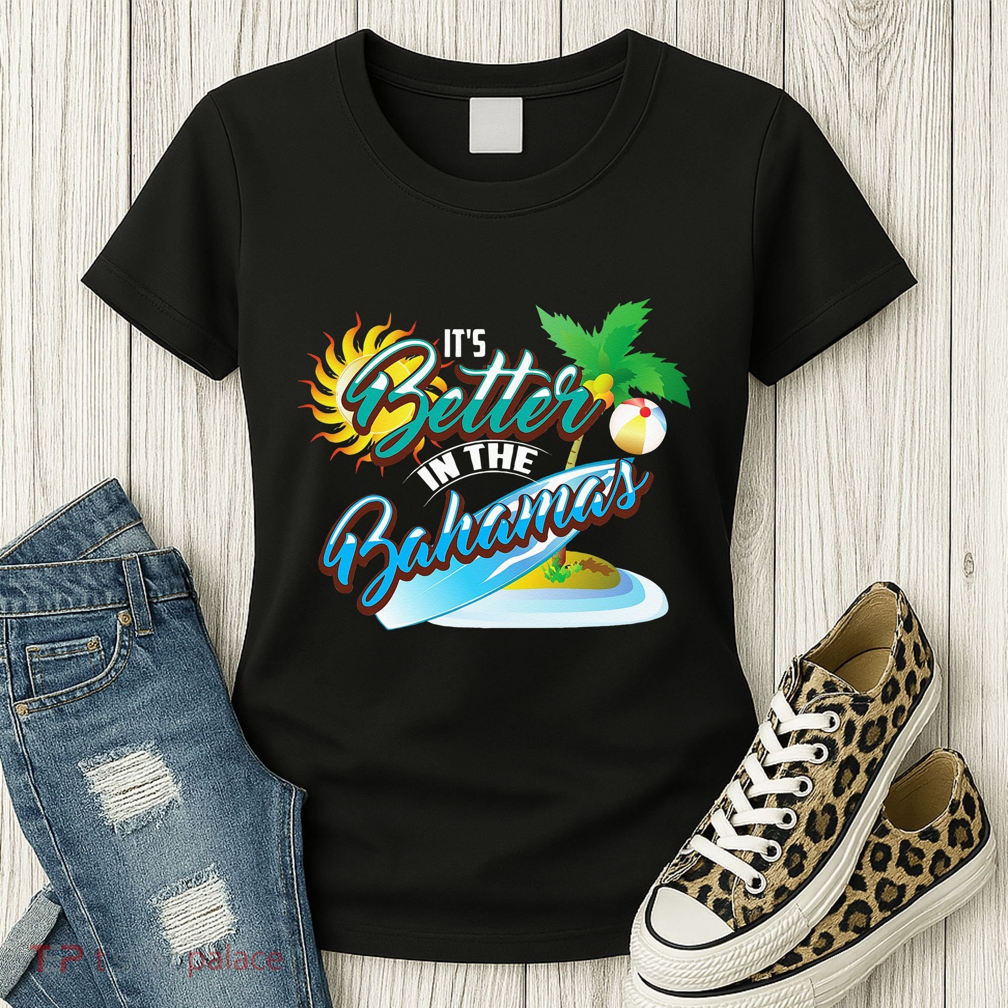 Its Better In The Bahamas Cute Bahamian Island Gift Women's T-Shirt