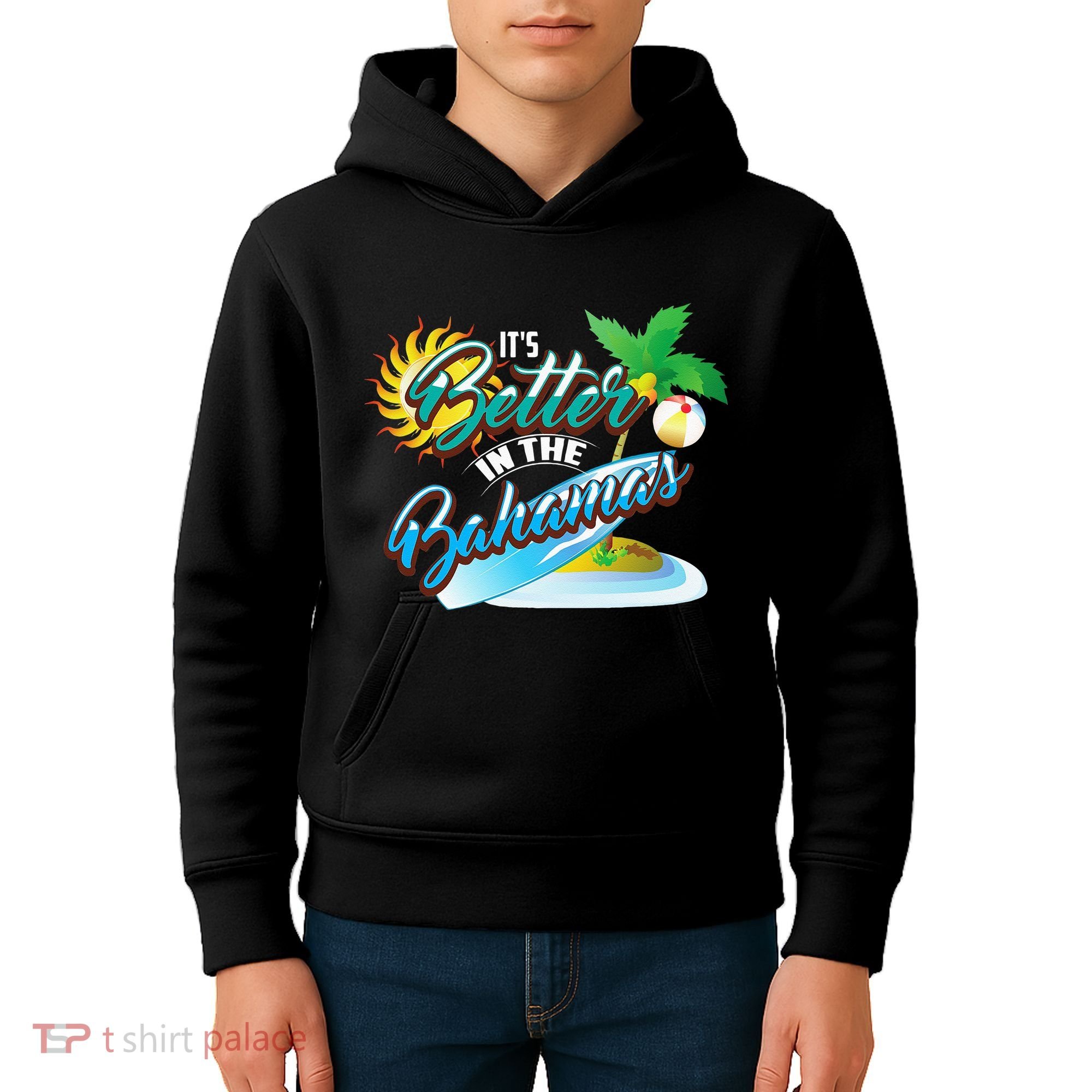 Its Better In The Bahamas Cute Bahamian Island Gift Kids Hoodie