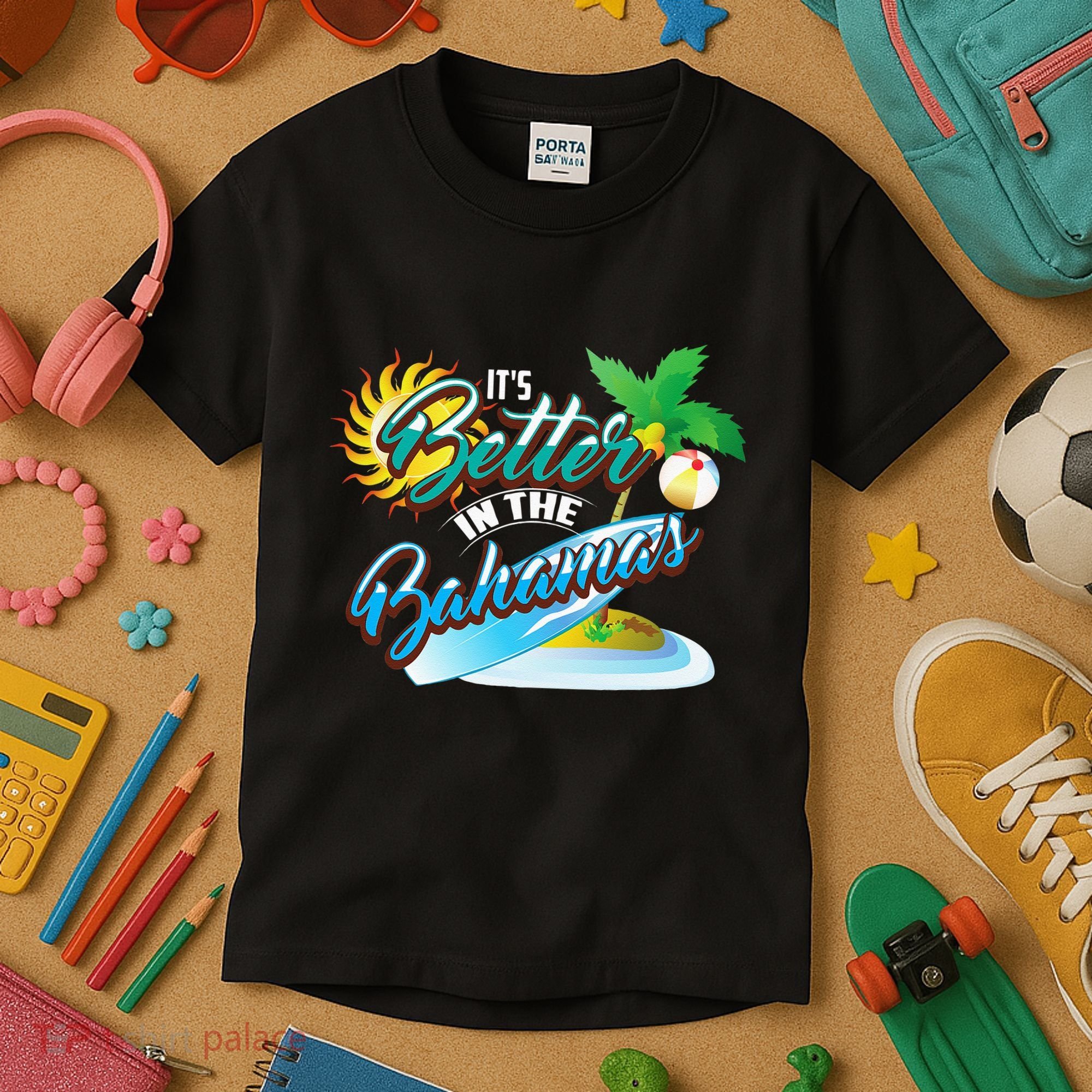 Its Better In The Bahamas Cute Bahamian Island Gift Kids T-Shirt