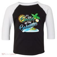 Its Better In The Bahamas Cute Bahamian Island Gift Toddler Fine Jersey T-Shirt thumb 0