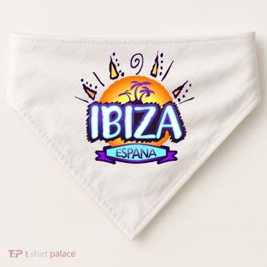 Ibiza Espana USA-Made Doggie Bandana