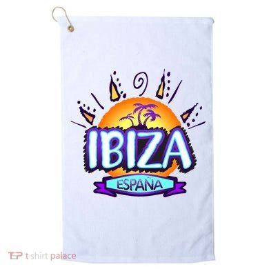 Ibiza Espana Golf Towel