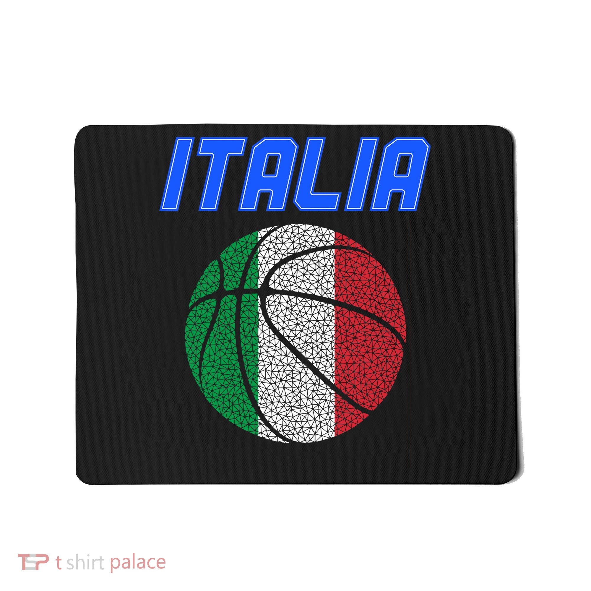 Italy Basketball Jersey Flag Italia Mousepad