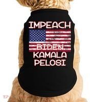 Impeach Biden Kamala Pelosi Doggie Tank thumb 0