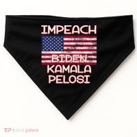 Impeach Biden Kamala Pelosi USA-Made Doggie Bandana thumb 0