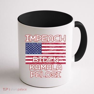 Impeach Biden Kamala Pelosi Coffee Mug back