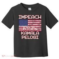 Impeach Biden Kamala Pelosi Toddler T-Shirt thumb 0