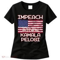 Impeach Biden Kamala Pelosi Women's T-Shirt thumb 0