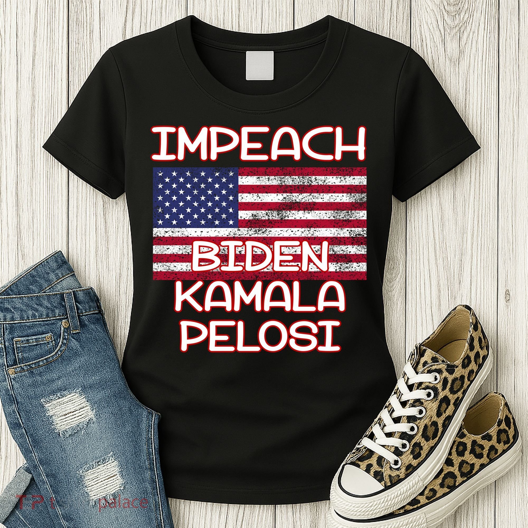Impeach Biden Kamala Pelosi Women's T-Shirt