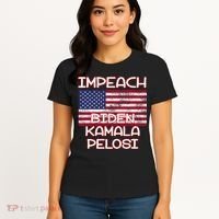 Impeach Biden Kamala Pelosi Women's T-Shirt thumb 4