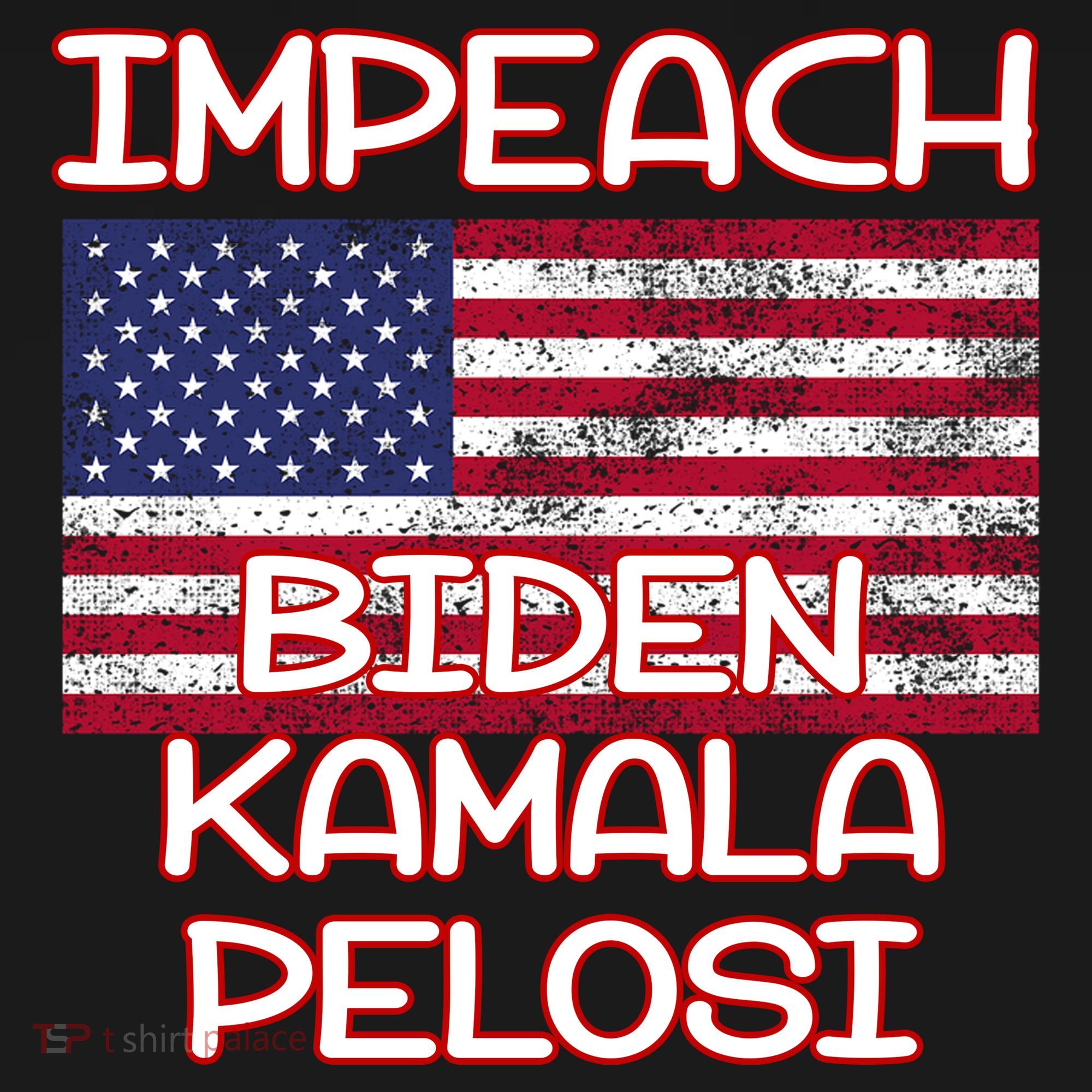 Impeach Biden Kamala Pelosi Kids Hoodie