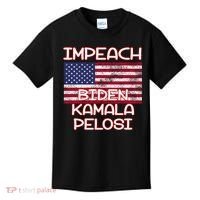 Impeach Biden Kamala Pelosi Kids T-Shirt thumb 0