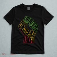 Inspiring Black Leaders Power Fist Hand Juneteenth Pride T-Shirt thumb 5