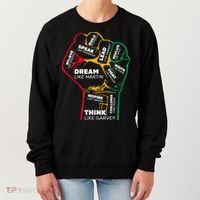 Inspiring Black Leaders Power Fist Hand BHM Women's Sweatshirt thumb 0