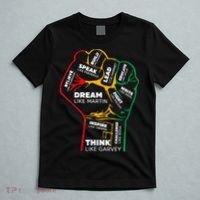 Inspiring Black Leaders Power Fist Hand BHM T-Shirt thumb 5