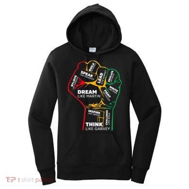 Inspiring Black Leaders Power Fist Hand BHM Women's Hoodie