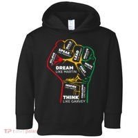 Inspiring Black Leaders Power Fist Hand BHM Toddler Hoodie thumb 0