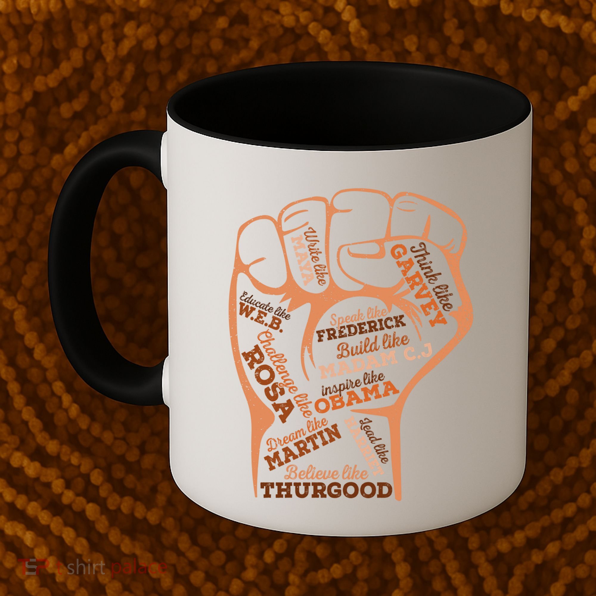 Inspiring Black Leaders Black History Month Juneteenth Funny Gift Coffee Mug