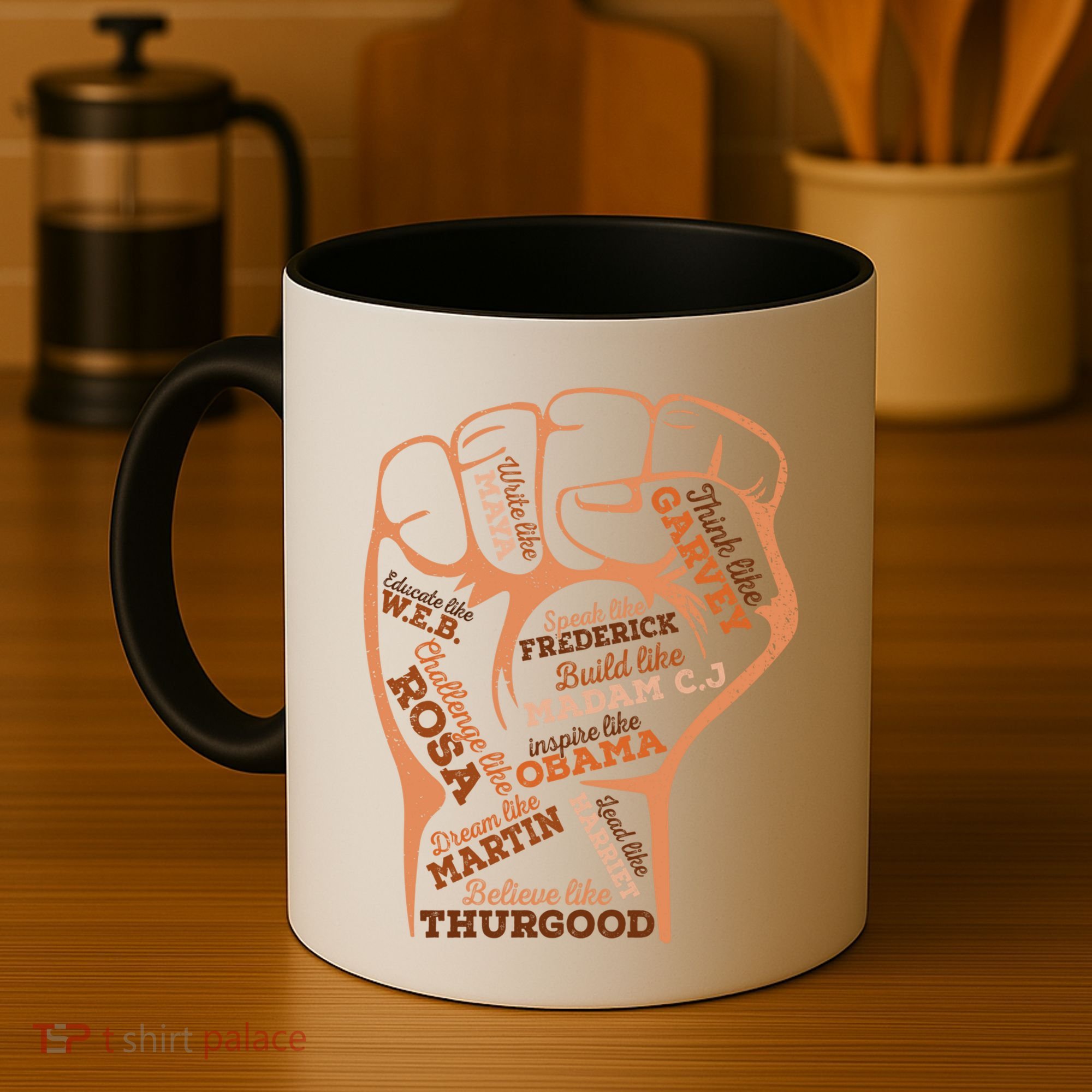 Inspiring Black Leaders Black History Month Juneteenth Funny Gift Coffee Mug