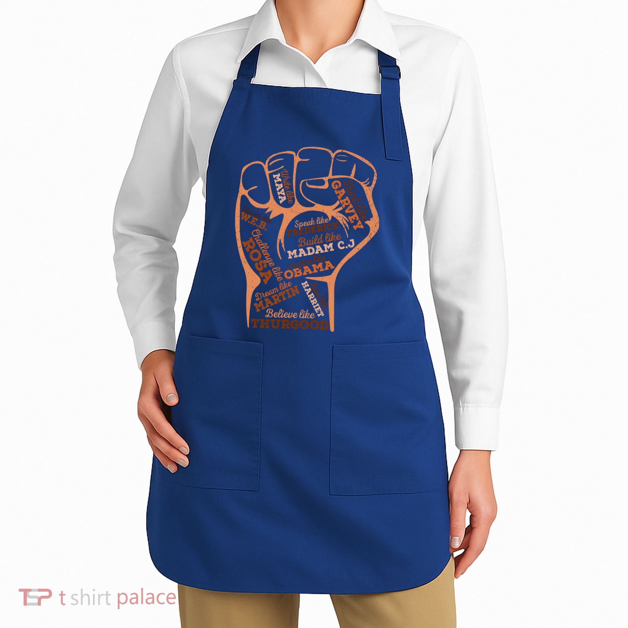 Inspiring Black Leaders Black History Month Juneteenth Funny Gift Apron