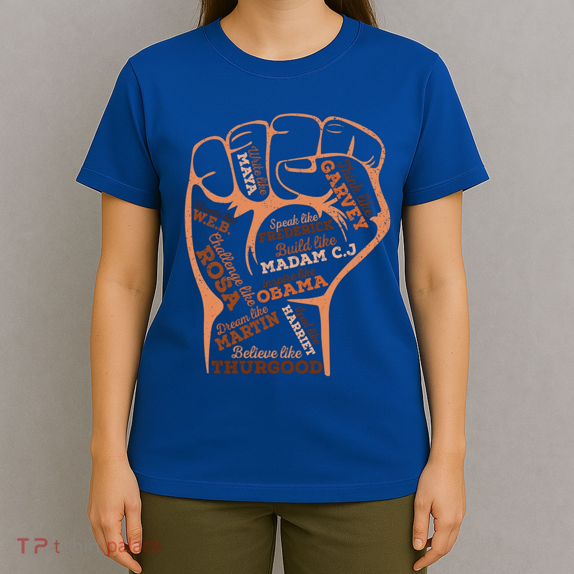 Inspiring Black Leaders Black History Month Juneteenth Funny Gift T-Shirt