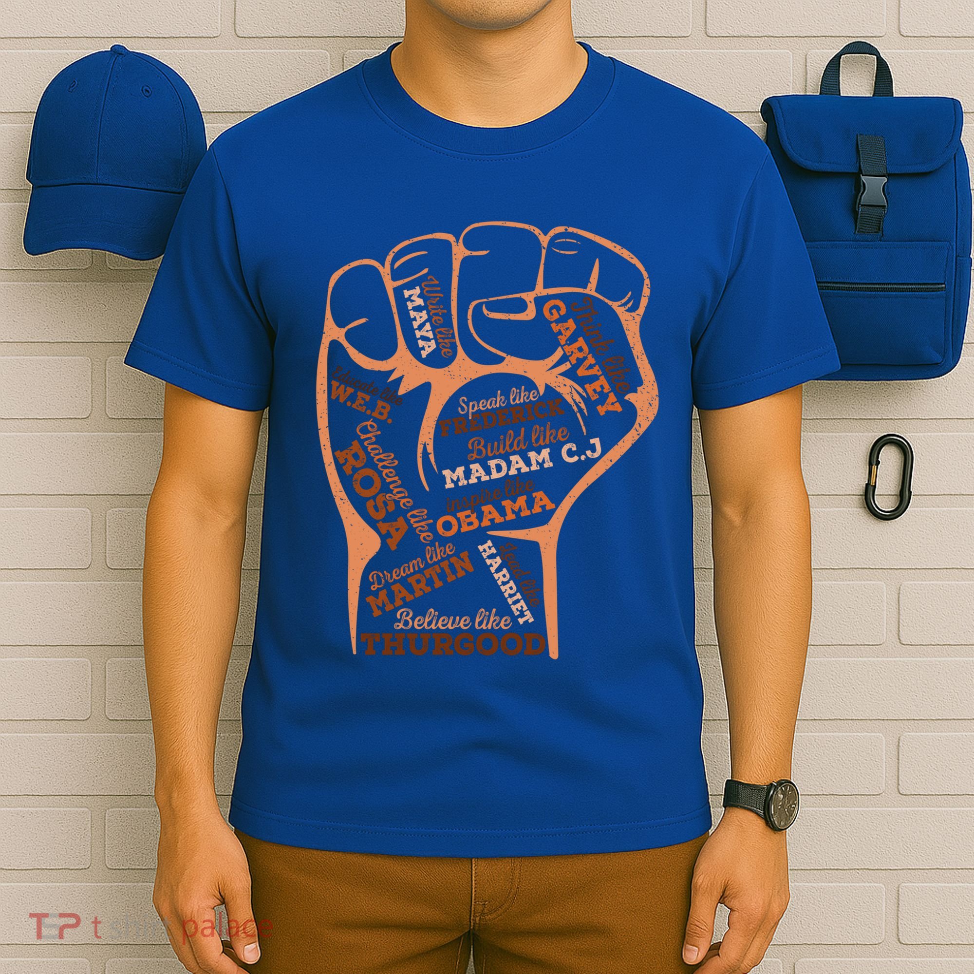 Inspiring Black Leaders Black History Month Juneteenth Funny Gift T-Shirt