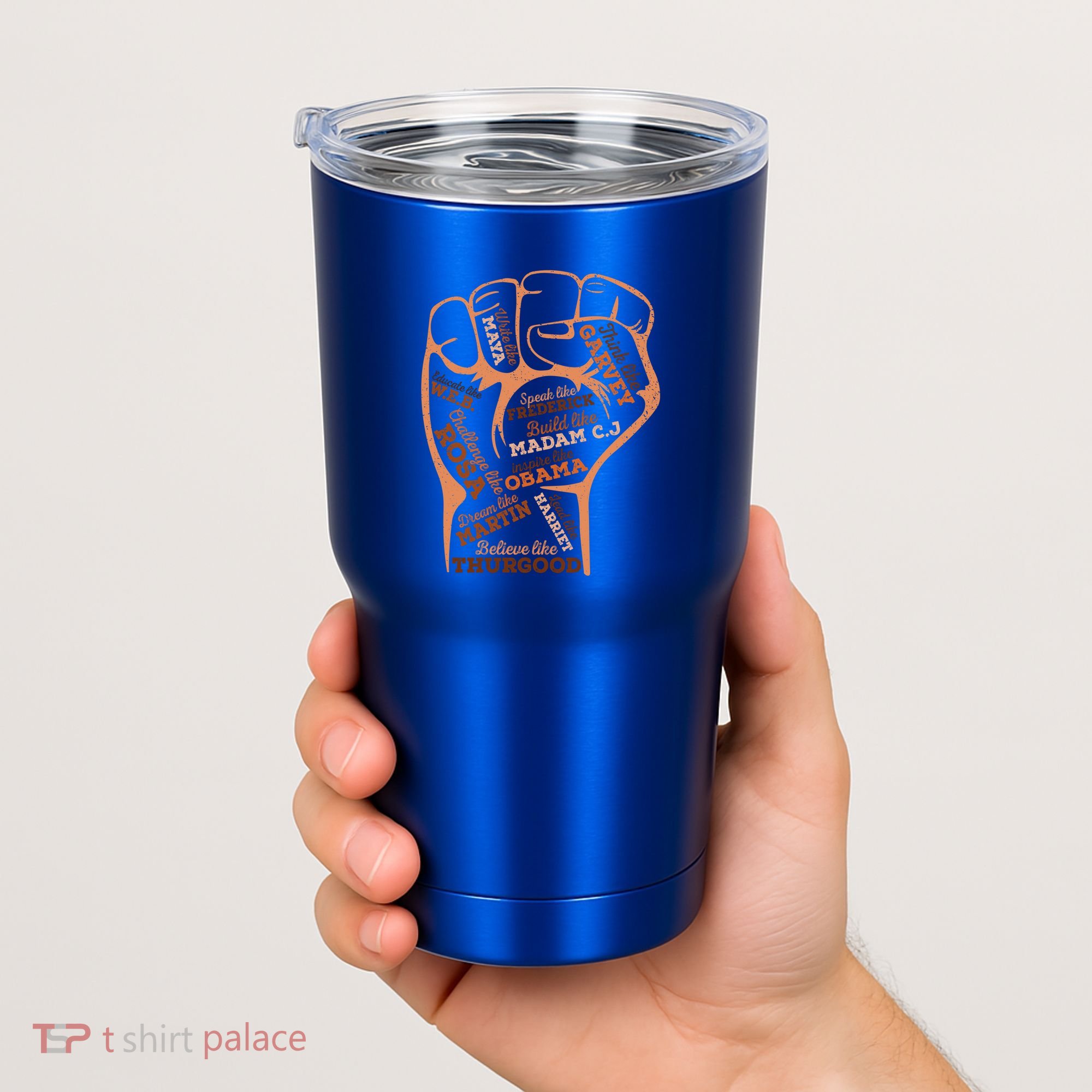 Inspiring Black Leaders Black History Month Juneteenth Funny Gift Tumbler