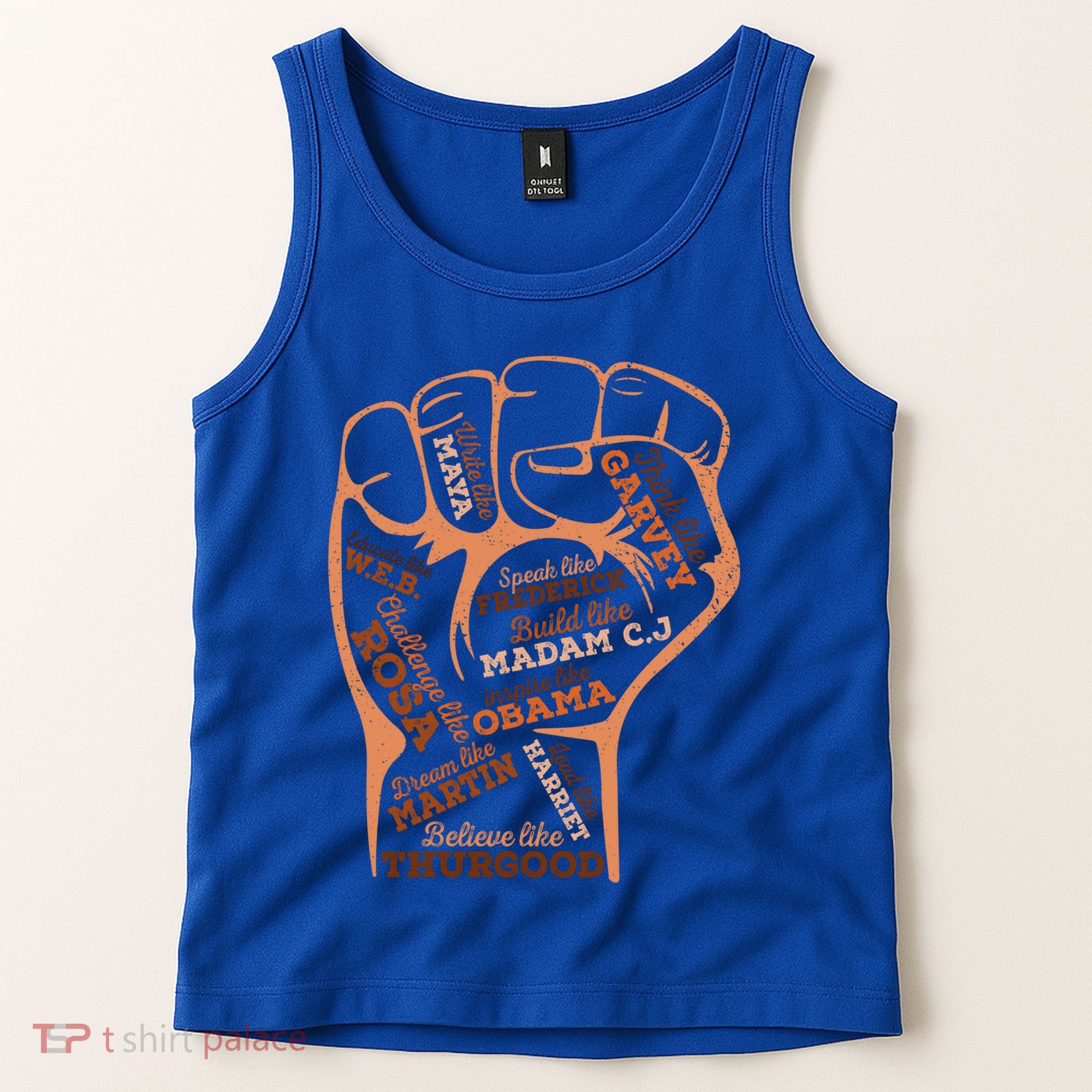 Inspiring Black Leaders Black History Month Juneteenth Funny Gift Tank Top