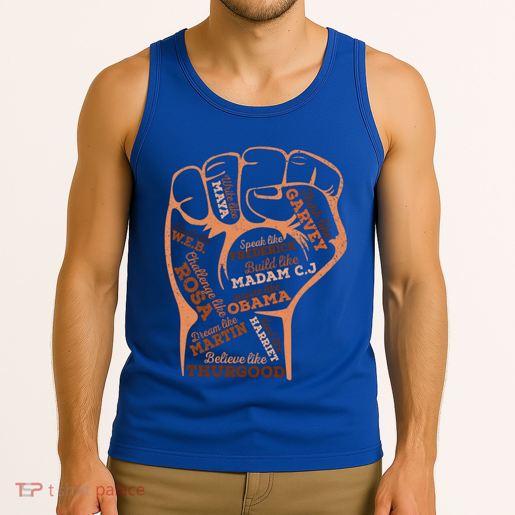 Inspiring Black Leaders Black History Month Juneteenth Funny Gift Tank Top