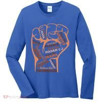 Inspiring Black Leaders Black History Month Juneteenth Funny Gift Women's Long Sleeve Shirt thumb 0