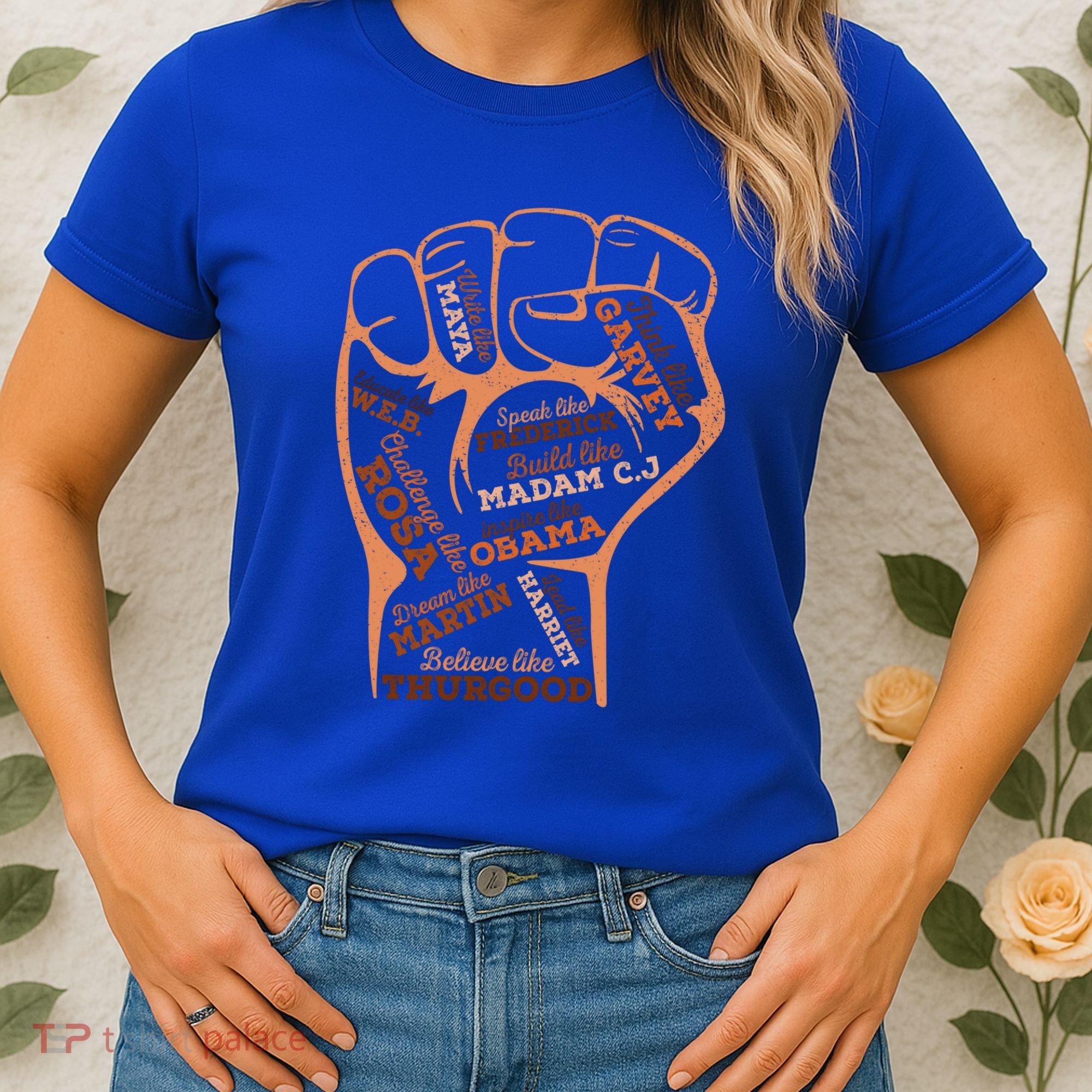 Inspiring Black Leaders Black History Month Juneteenth Funny Gift Women's T-Shirt