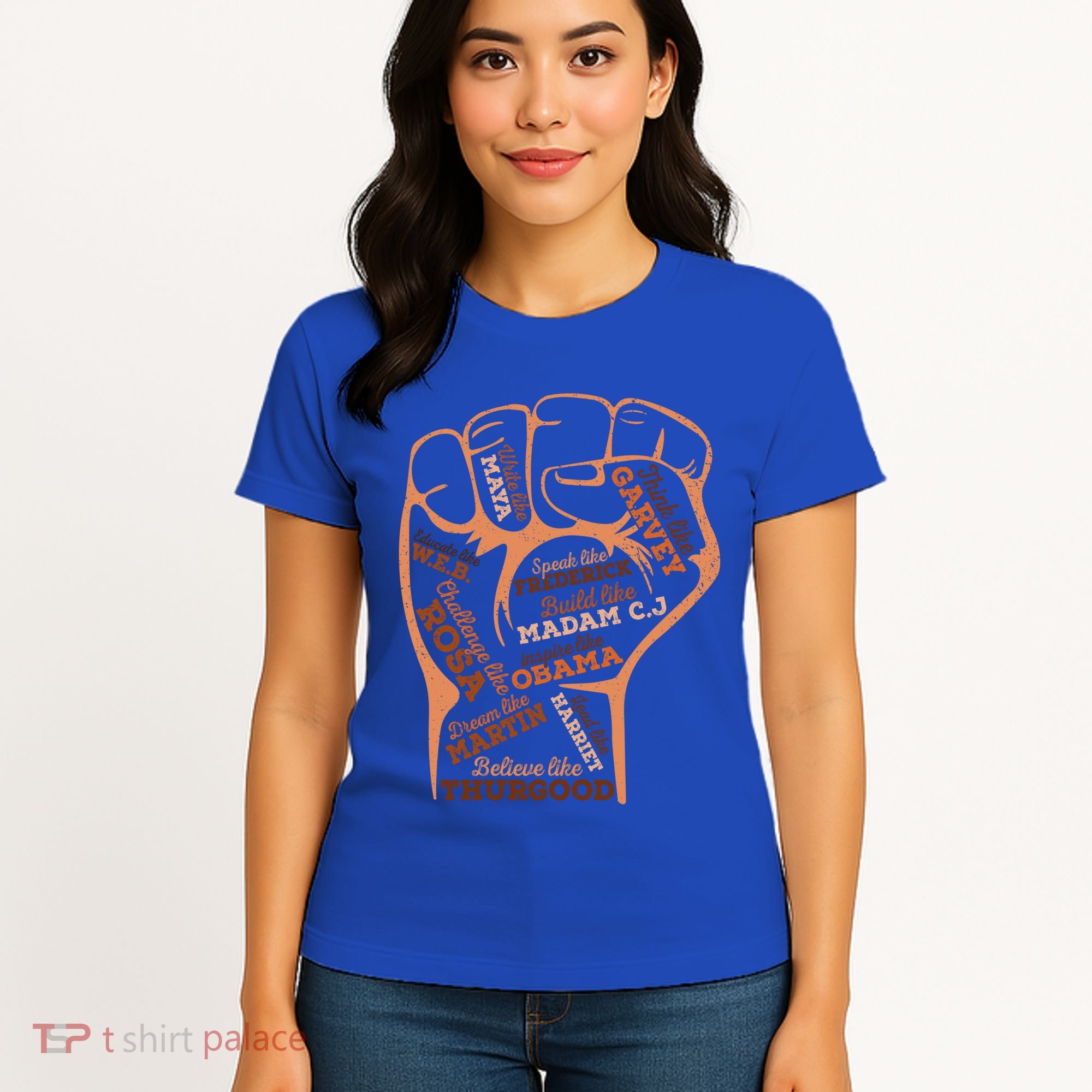 Inspiring Black Leaders Black History Month Juneteenth Funny Gift Women's T-Shirt