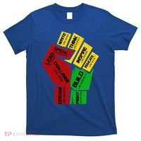 Inspiring Black Leaders Power Fist Hand Black History Month Gift T-Shirt thumb 0