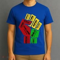 Inspiring Black Leaders Power Fist Hand Black History Month Gift T-Shirt thumb 3