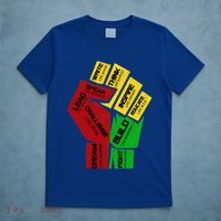 Inspiring Black Leaders Power Fist Hand Black History Month Gift T-Shirt thumb 5