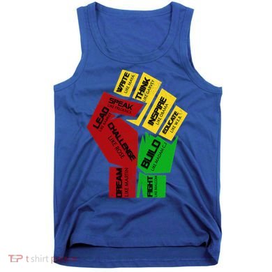 Inspiring Black Leaders Power Fist Hand Black History Month Gift Tank Top