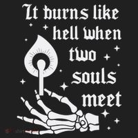 It Burns Like Hell When Two Souls Meet Beanie thumb 2