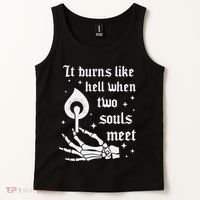 It Burns Like Hell When Two Souls Meet Tank Top thumb 2