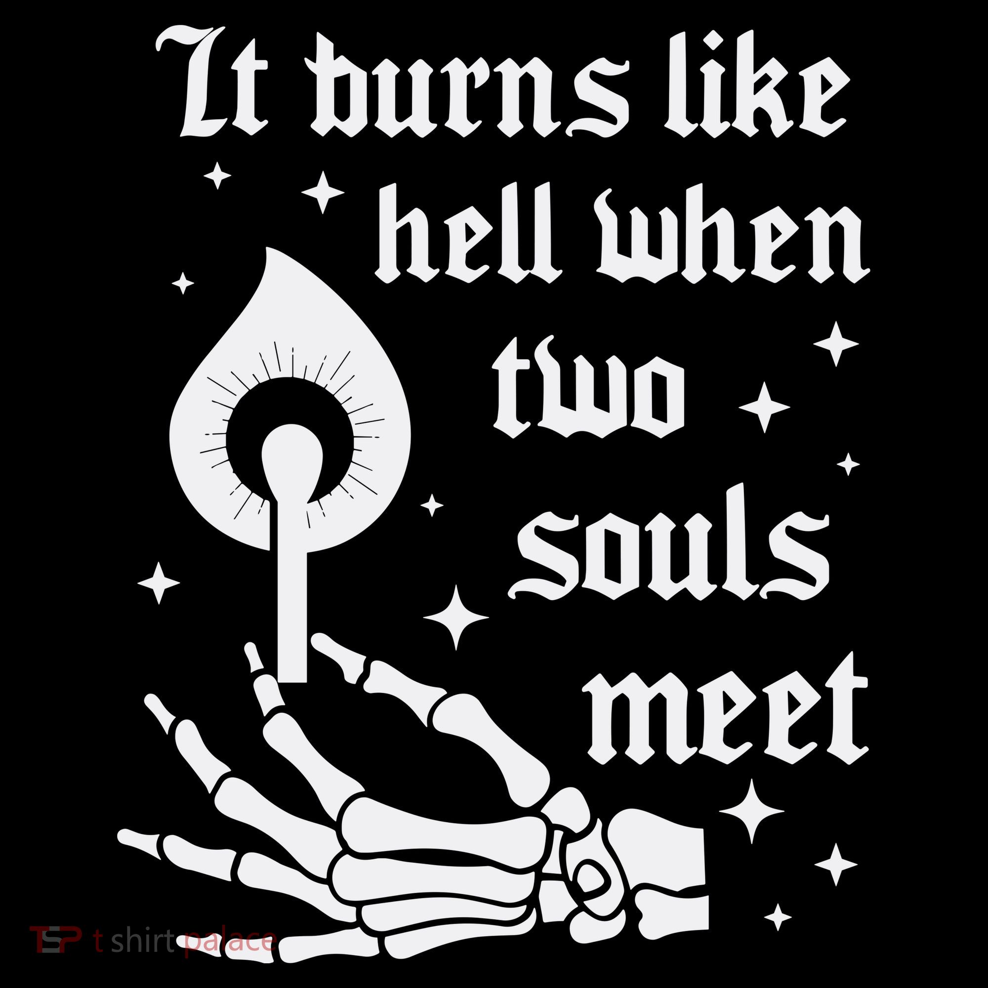 It Burns Like Hell When Two Souls Meet Kids Sweatshirt