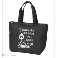 It Burns Like Hell When Two Souls Meet Tote Bag thumb 3