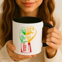 Inspiring Black Leaders Fist Black History Month Cute Gift Coffee Mug thumb 3