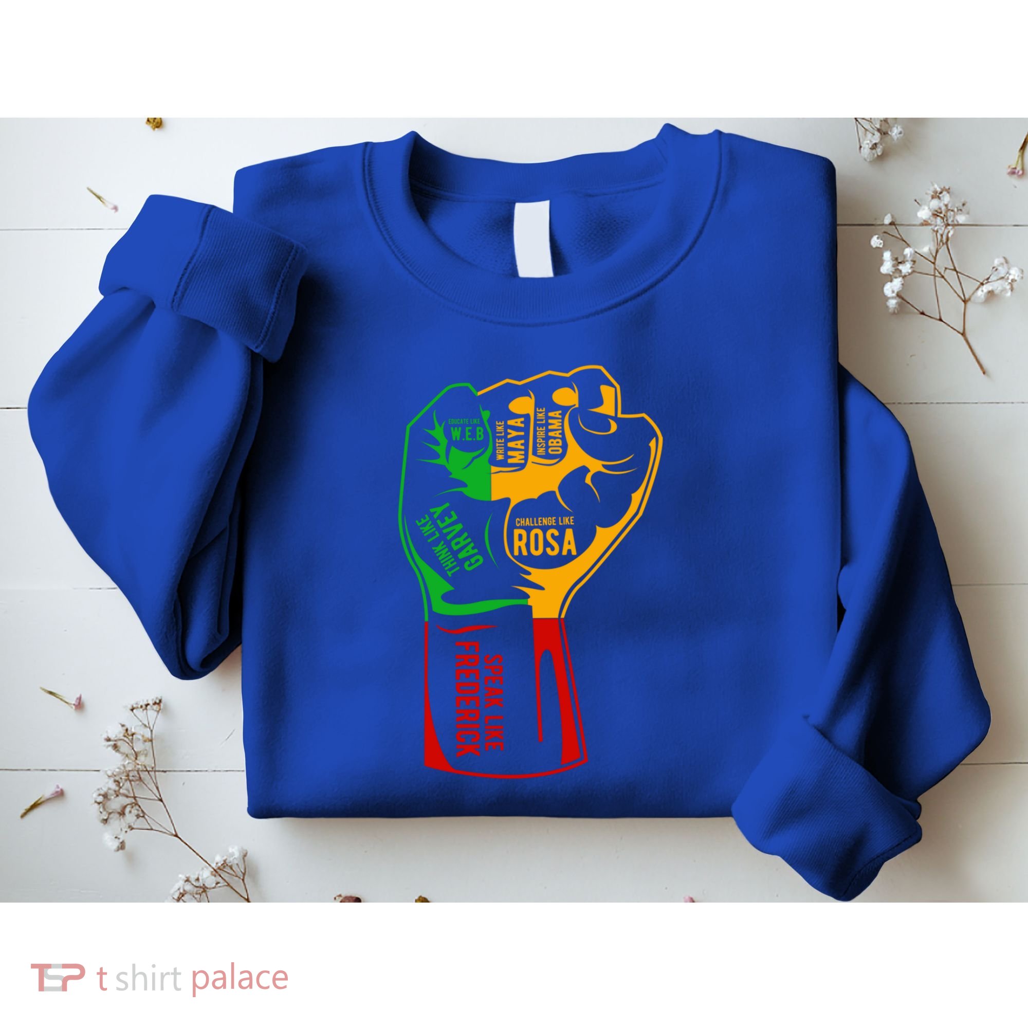 Inspiring Black Leaders Fist Black History Month Cute Gift Sweatshirt
