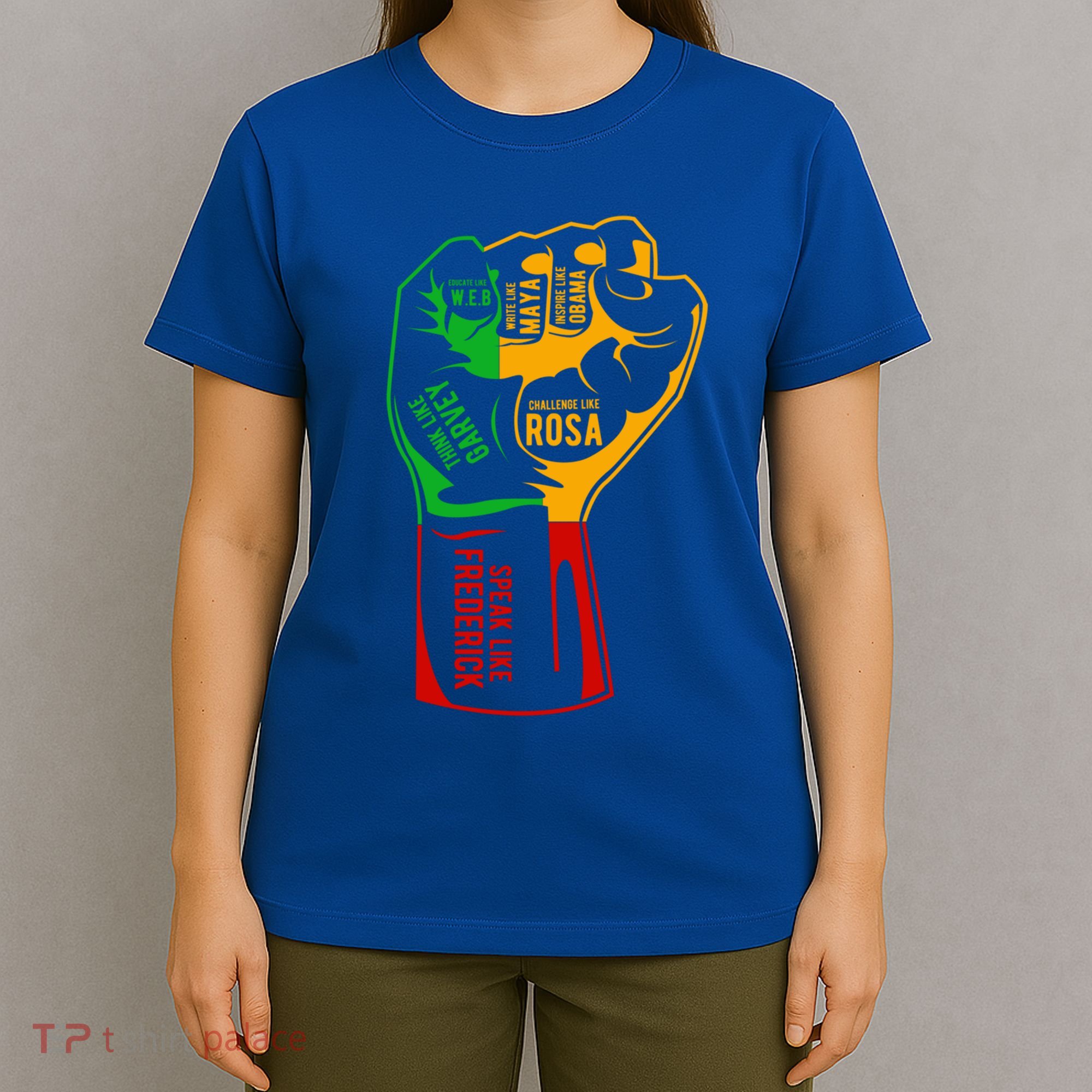 Inspiring Black Leaders Fist Black History Month Cute Gift T-Shirt