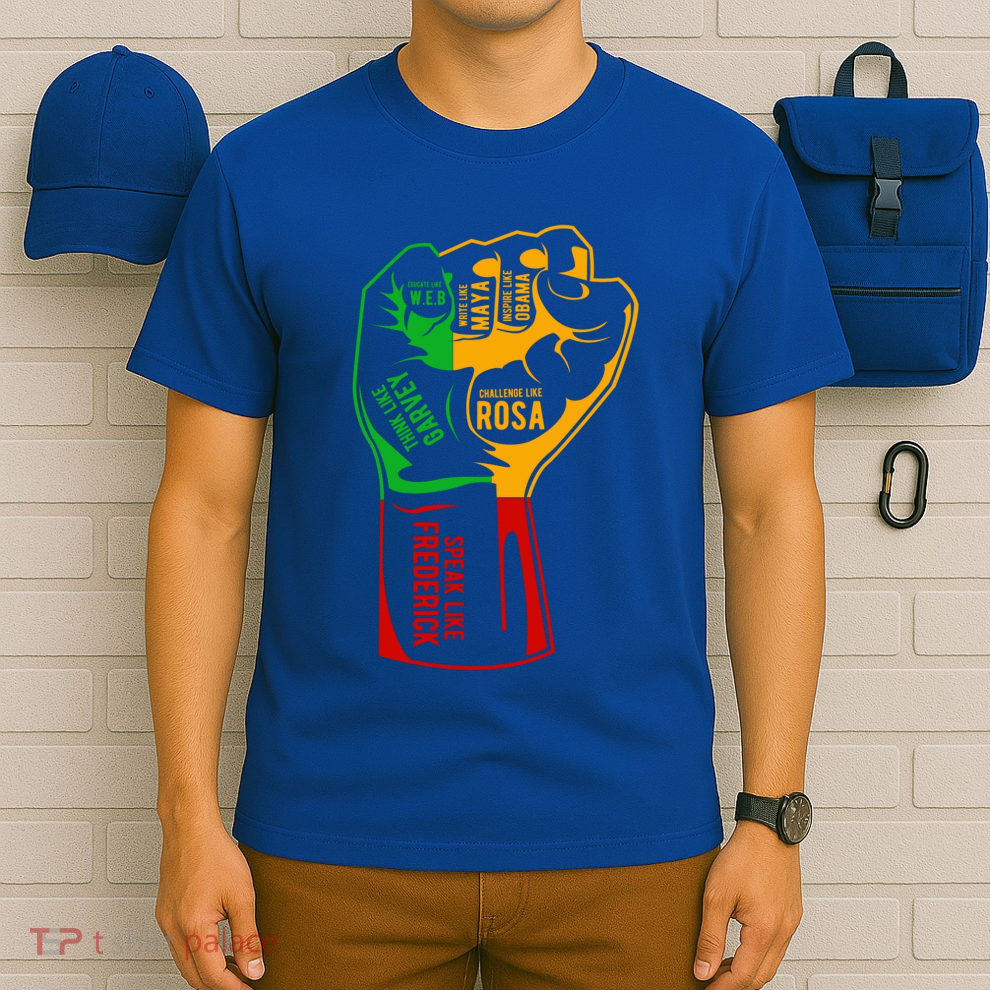 Inspiring Black Leaders Fist Black History Month Cute Gift T-Shirt