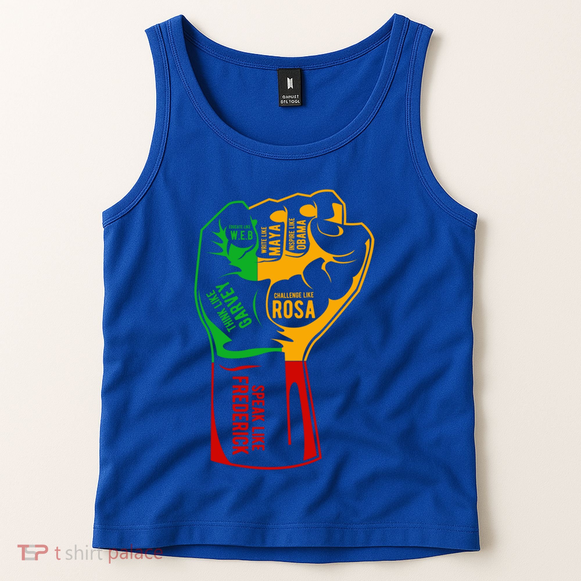 Inspiring Black Leaders Fist Black History Month Cute Gift Tank Top