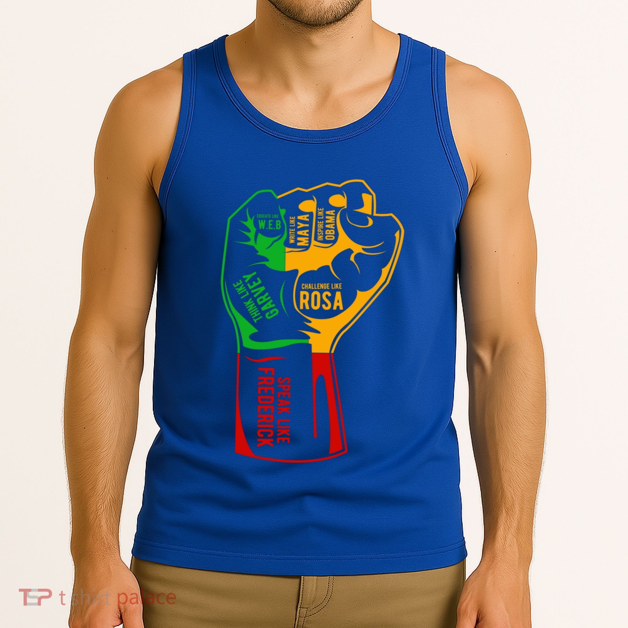 Inspiring Black Leaders Fist Black History Month Cute Gift Tank Top