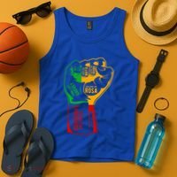 Inspiring Black Leaders Fist Black History Month Cute Gift Tank Top thumb 4