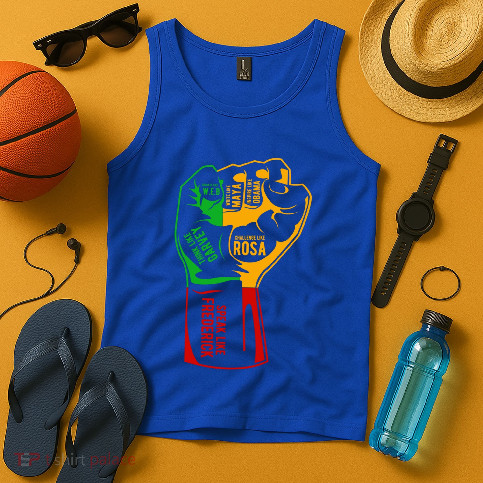 Inspiring Black Leaders Fist Black History Month Cute Gift Tank Top