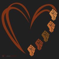 Inspiring Black Leaders Power Fists Hand Black History Month Gift Golf Towel thumb 3