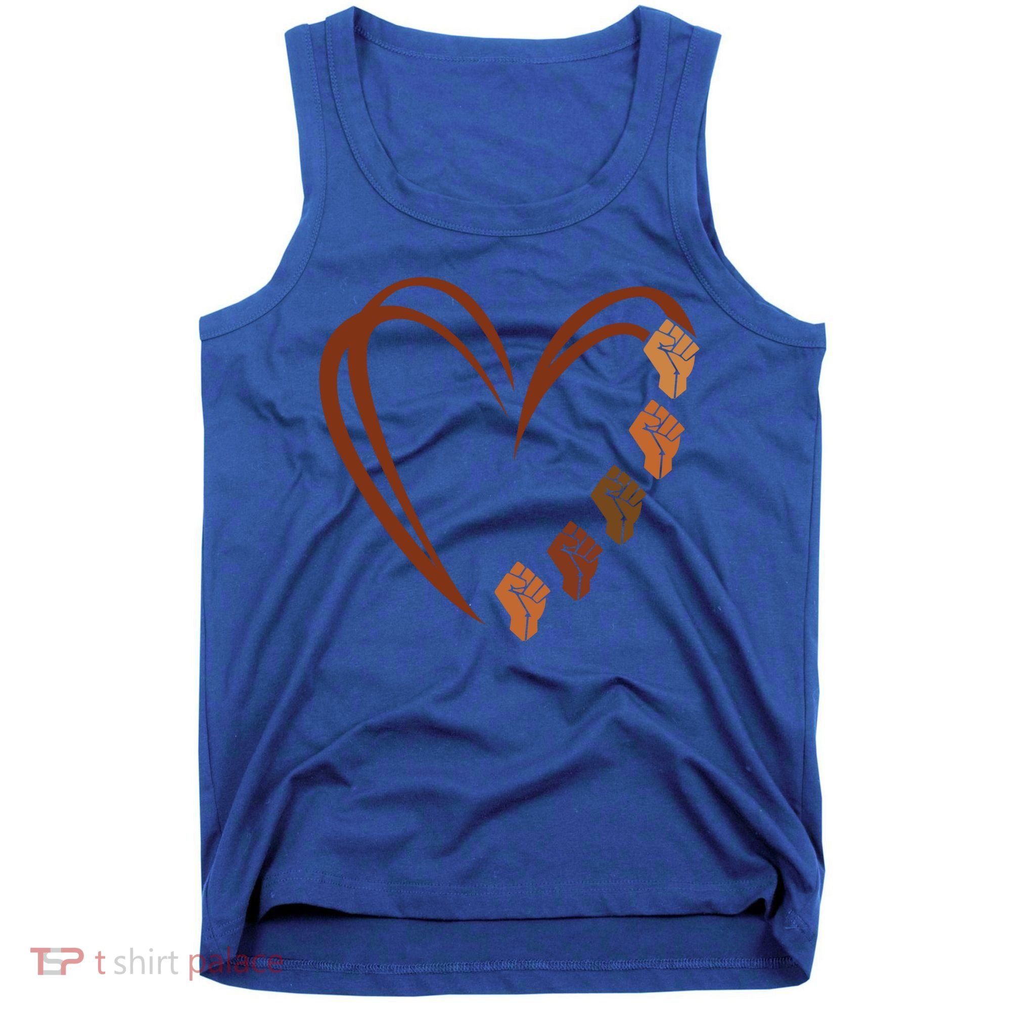 Inspiring Black Leaders Power Fists Hand Black History Month Gift Tank Top